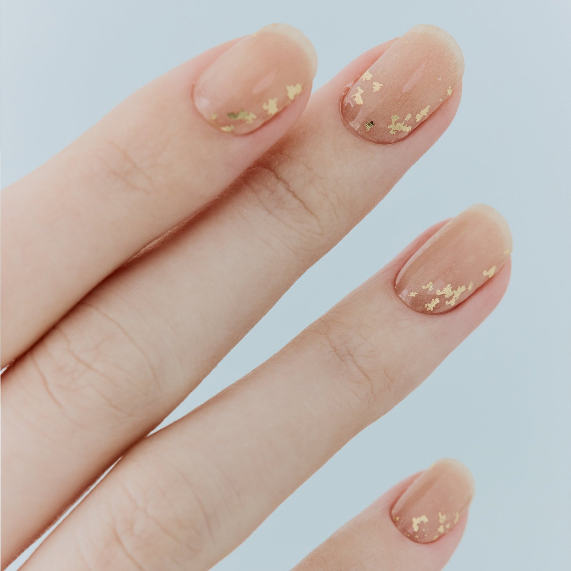 Naked Gold - ælina nail