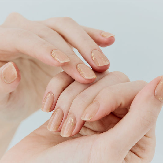 Naked Gold - ælina nail