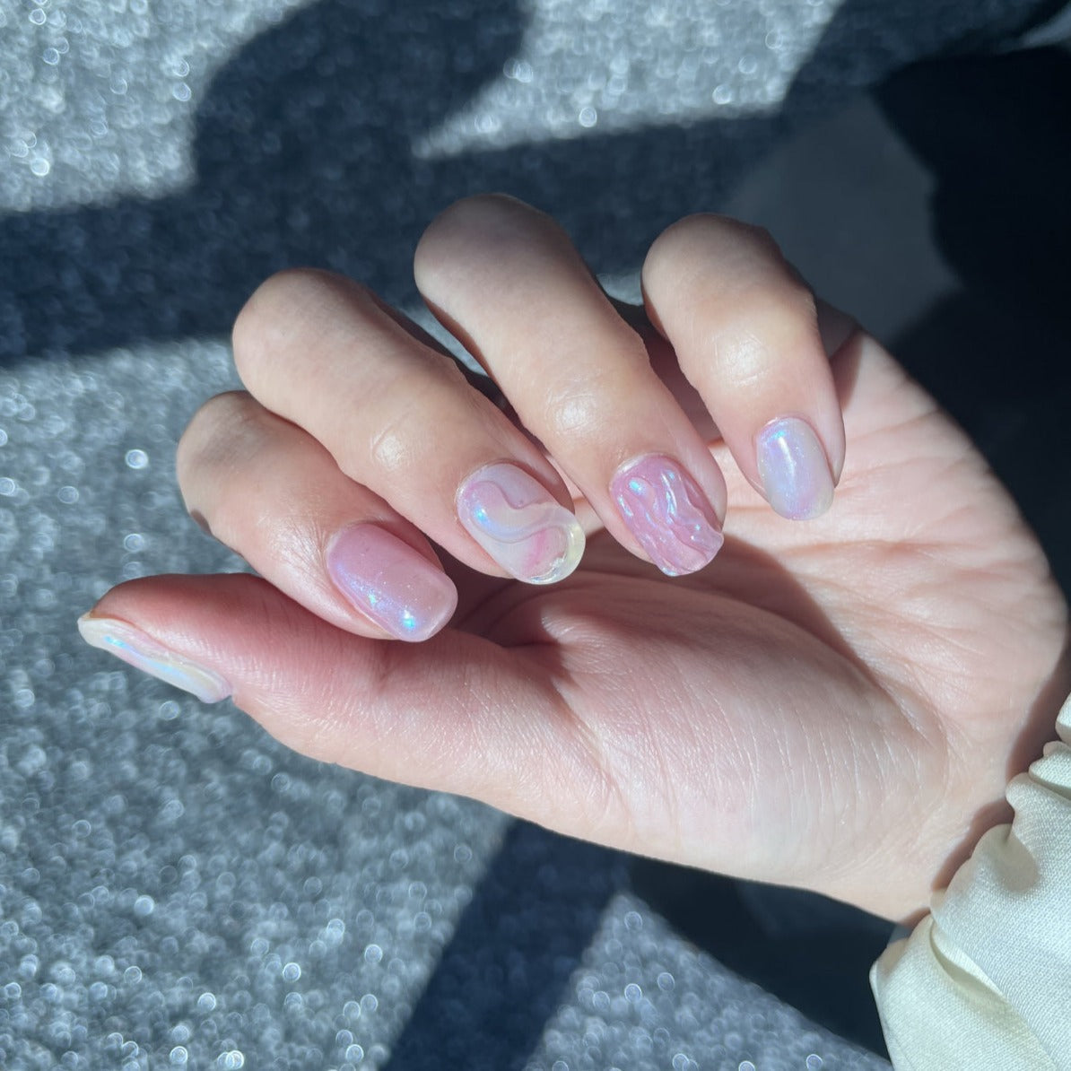 Cotton Candy - ælina nail